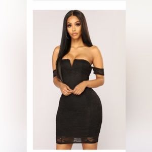 Nayeli Lace Dress- Black